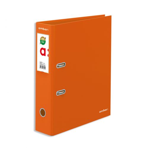 Pasta Arquivo Cor Lisa Ambar L/L Din Laranja - 30PM - 80 mm , Ambar , 101600797010 , 5601199164624